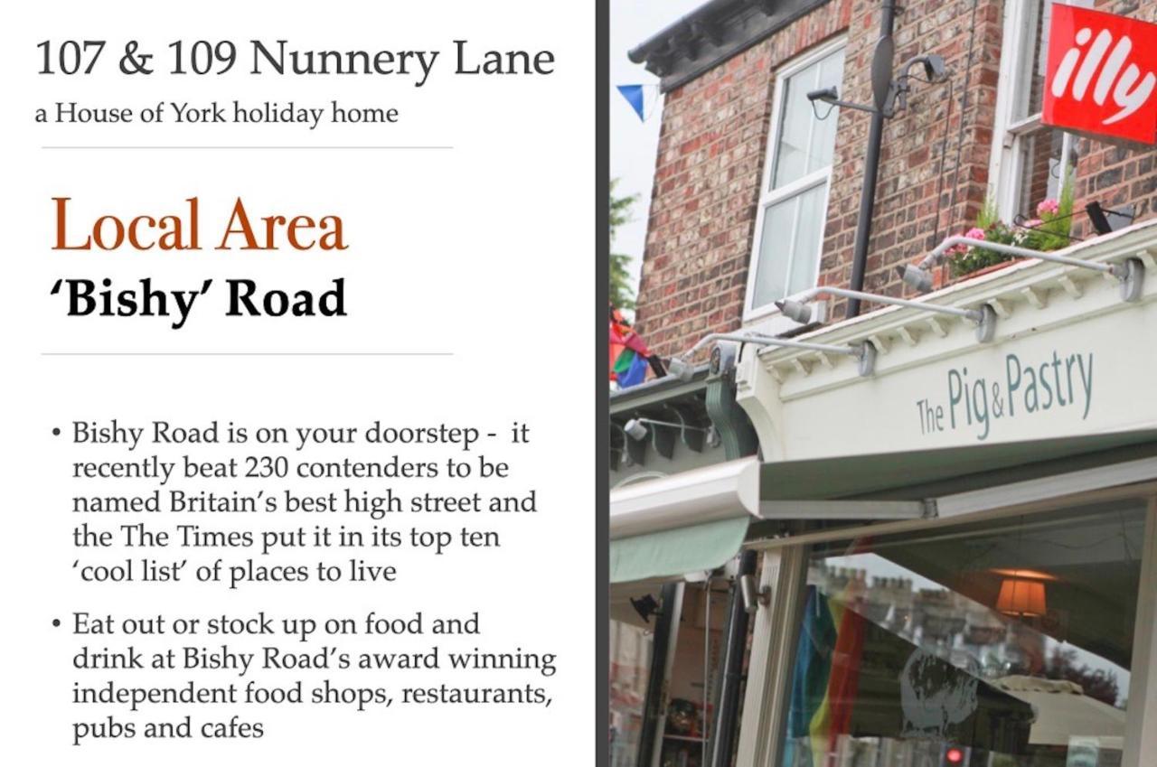 107 And 109 Nunnery Lane Villa York Ngoại thất bức ảnh