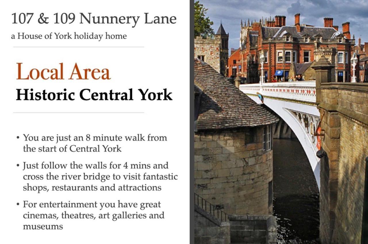 107 And 109 Nunnery Lane Villa York Ngoại thất bức ảnh